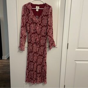 90’s Vintage I.C.E. Paisley Midi Dress